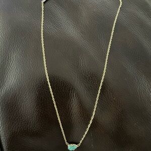 Kendra Scott Necklace with Turquoise Pendant